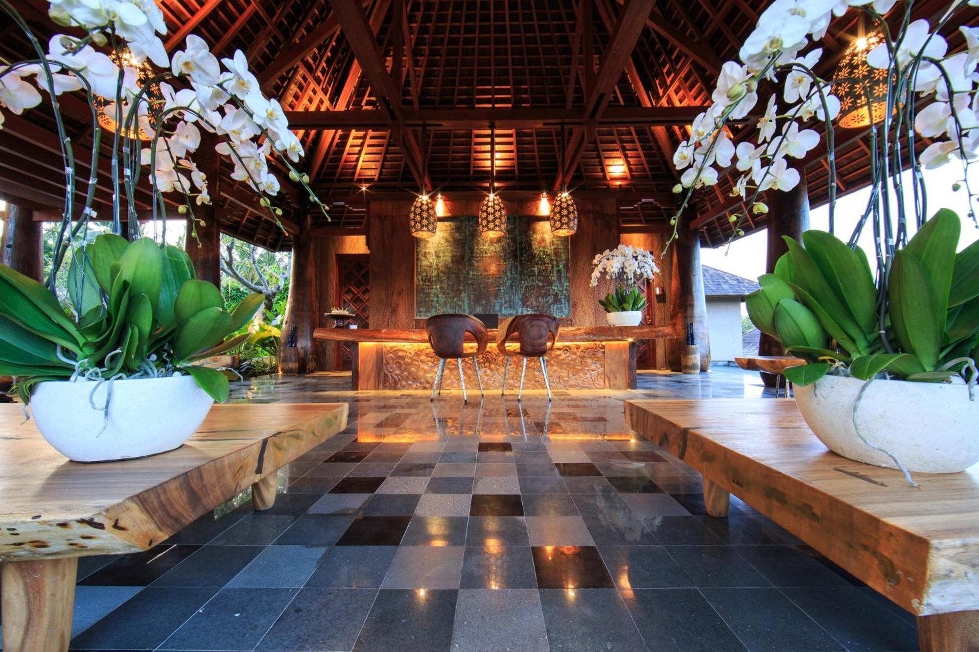 Tejaprana Bisma - Chse Certified Hotell Ubud Exteriör bild The lobby of the resort