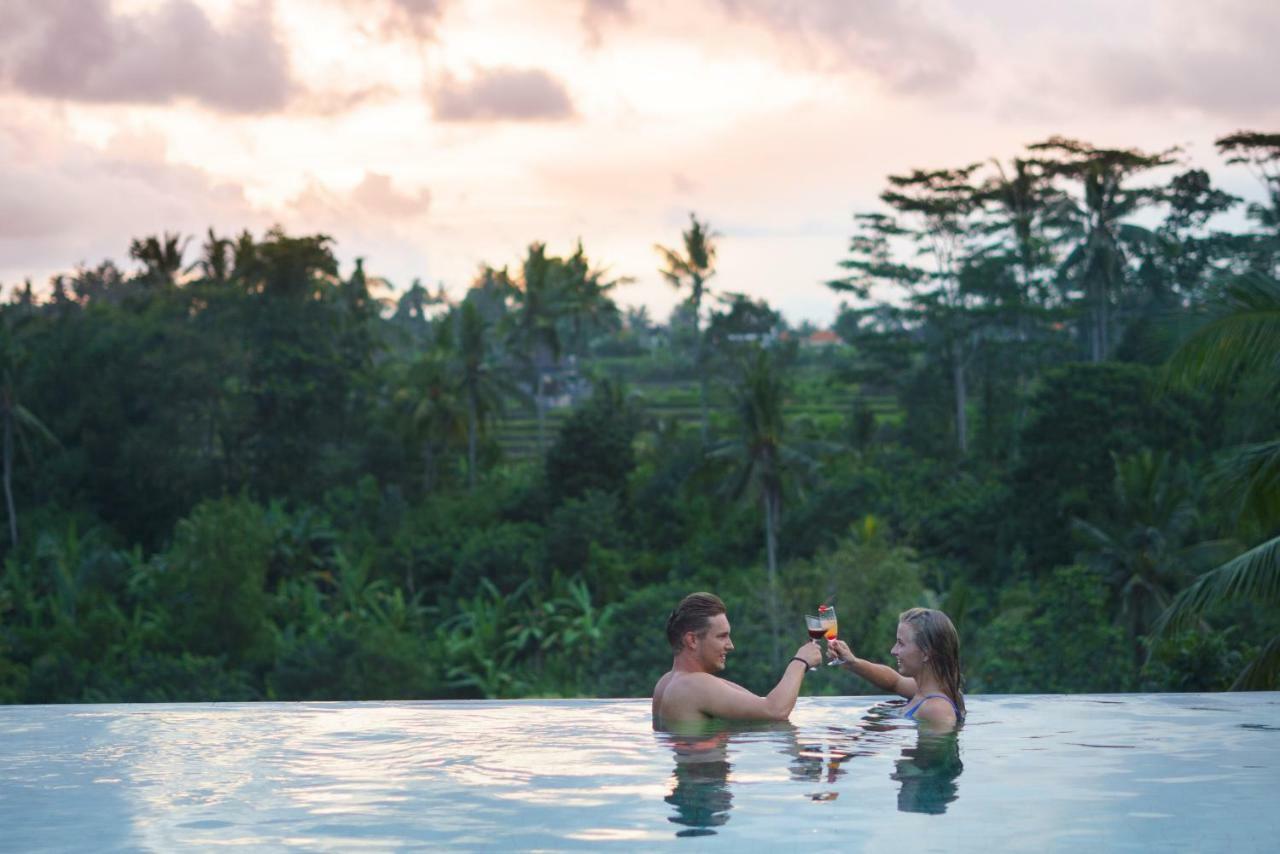 Tejaprana Bisma - Chse Certified Hotell Ubud Exteriör bild Infinity pool at Alila Ubud